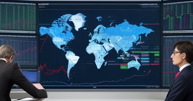 投資者思考市場不確定性