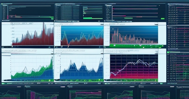 交易者分析股票圖表