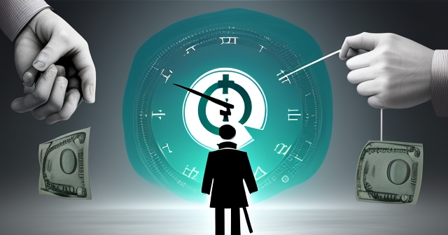 一條分歧的道路象徵財務選擇