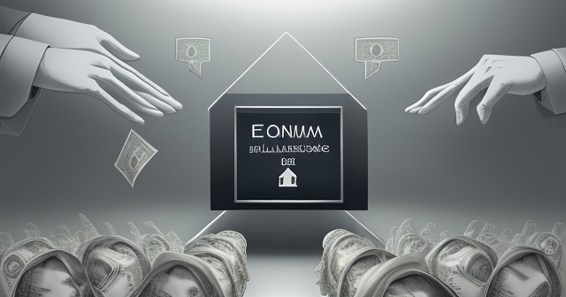 一個美元符號被霧氣包圍