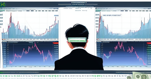 華爾街交易員分析數據的插圖