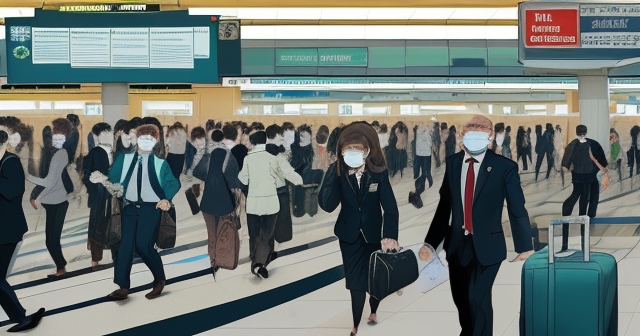 繁忙的城市街道,解封後的回暖場景