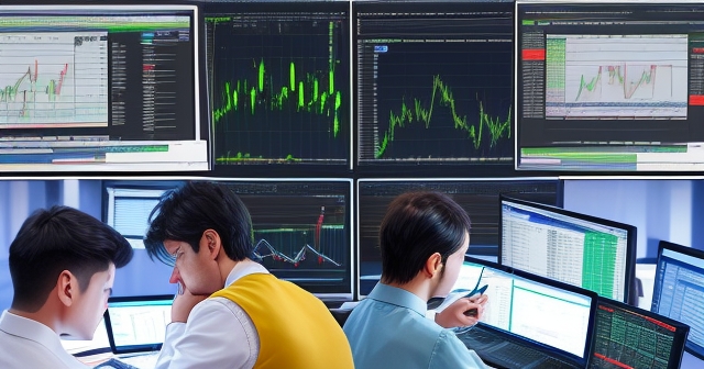 一個數位平台進行外匯交易