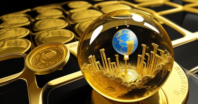 投資者正在查看波動的黃金價格