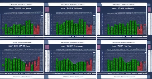 一位金融分析師正在檢視股票分割數據