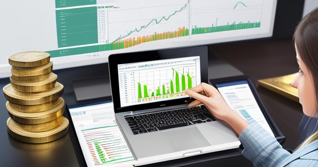 一張展示平衡投資組合的插圖,上面包含股票和債券