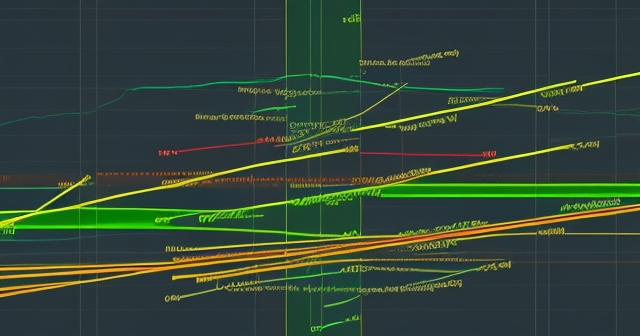 市場中的支撐與阻力關係示意圖