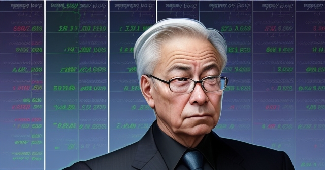 一位投資者面對混亂的市場環境保持冷靜