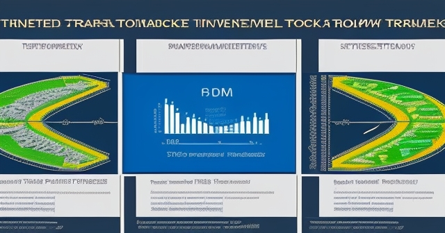 顯示金融市場趨勢的圖表