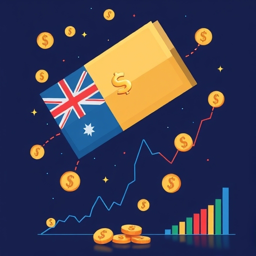 顯示貨幣波動的經濟圖表