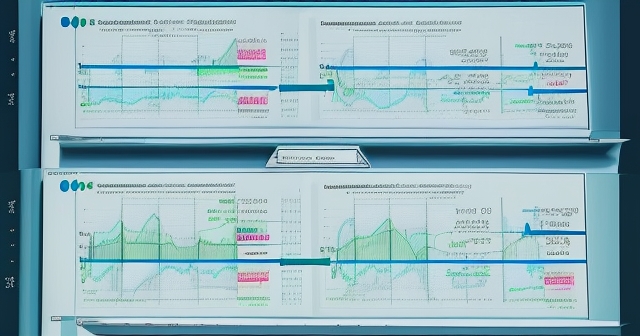 企業估值指標的視覺化表示。