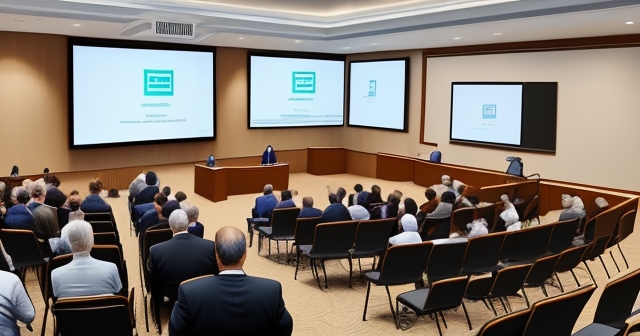 股東在會議上互動和提問的場景