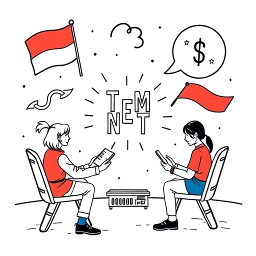 外匯市場的交易示意圖