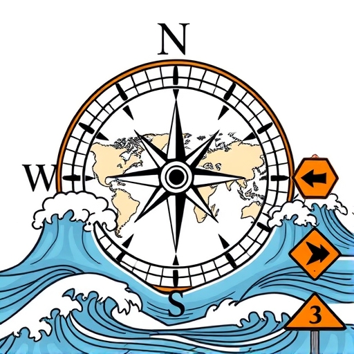 羅盤在波浪中導航