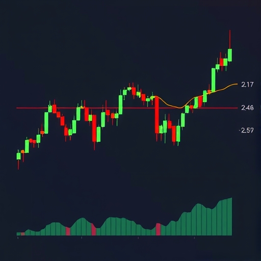 股價支撐與壓力關係示意圖