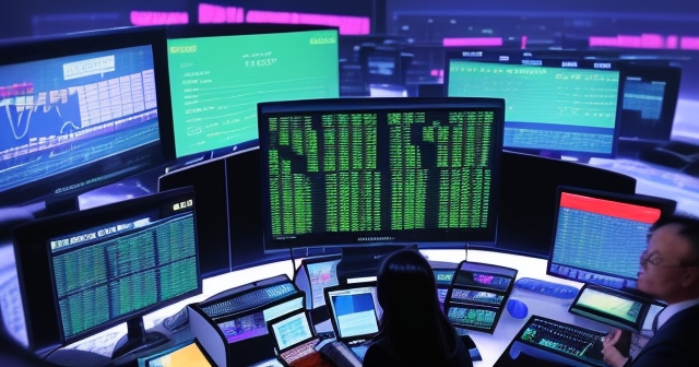 呈現金融市場技術演進的插圖