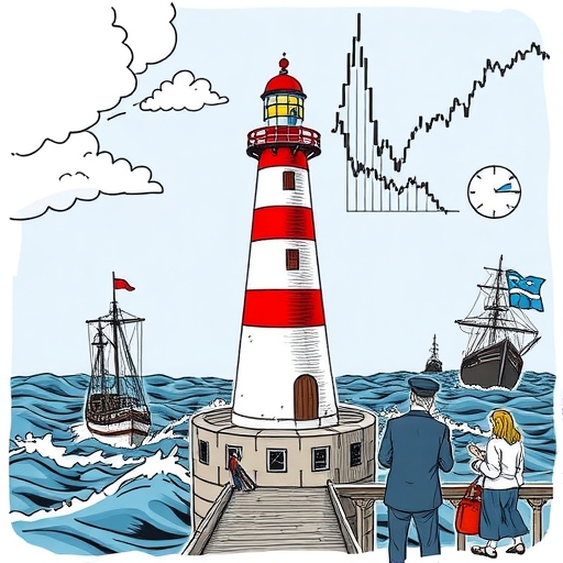 一位男子正在街頭交易股票