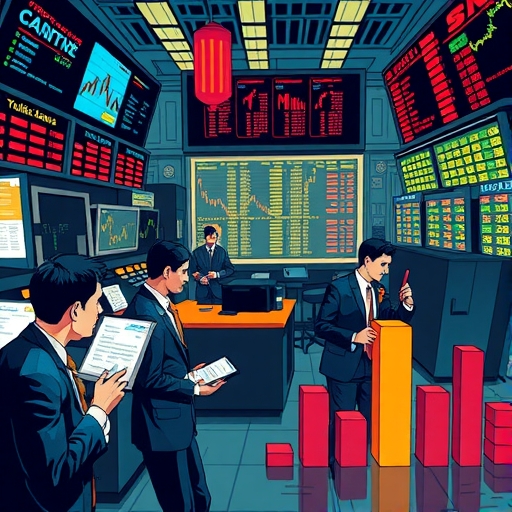 金融市場場景，情緒交易者的平衡