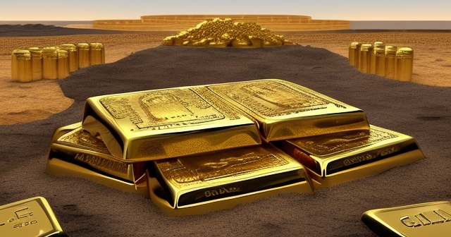 投資者正在分析黃金圖表