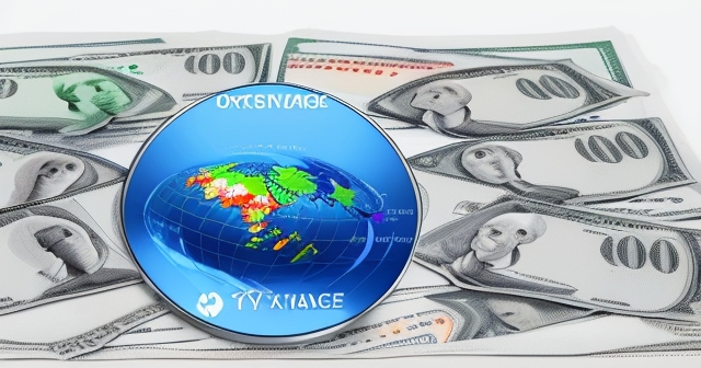 一幅展示全球金融市場互動的圖像