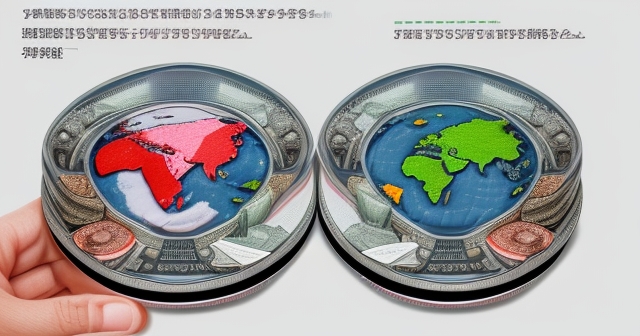 一幅插圖展示投資者分析貨幣交易的畫面