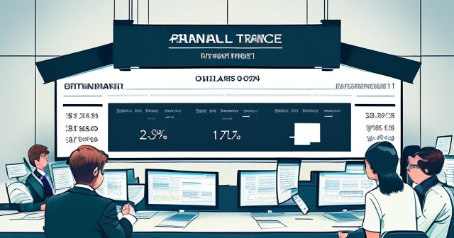 一張顯示股票價格波動的圖表。