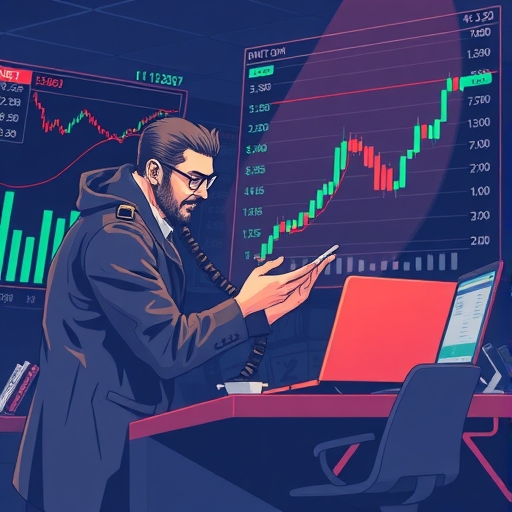 交易員專注於市場趨勢