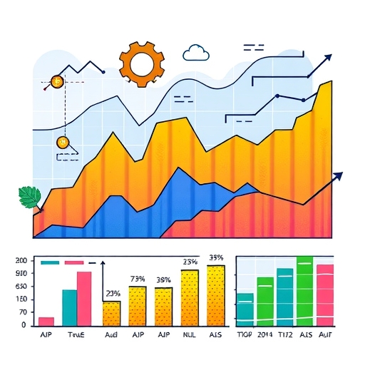 展現財經數據視覺化的插圖