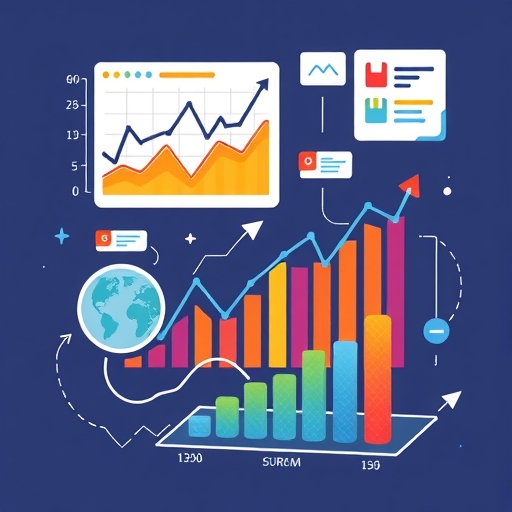 可視化將原始數據轉變為直觀圖表的過程