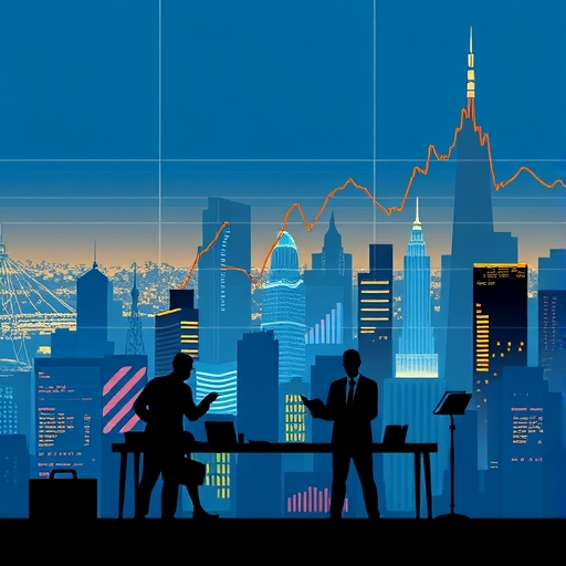 一幅顯示台股加權指數走勢的股票市場趨勢圖