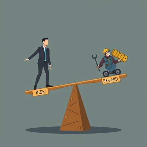 一位男子正在街頭交易股票