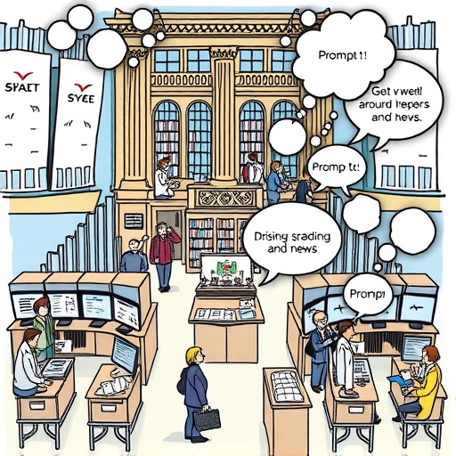 股票圖表，圍繞著謠言和新聞的漲跌價格