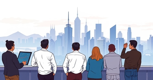 投資者在分析股票圖表