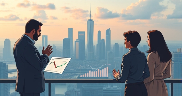 多元族群的人在討論投資策略