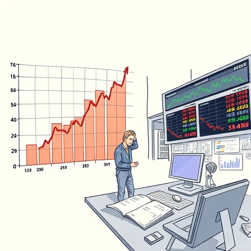 一個展示美國失業率趨勢的圖表