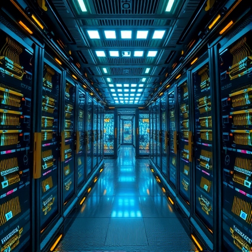 數據中心的伺服器設備