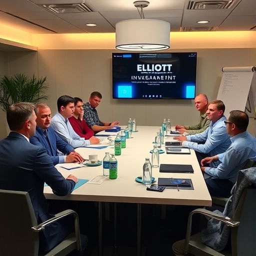 Elliott Investment Management團隊會議