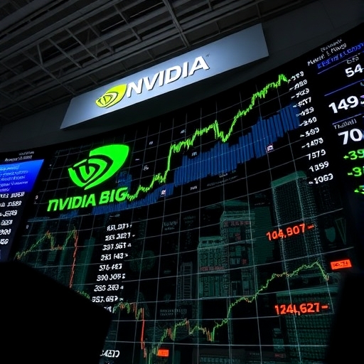 Nvidia股市波動圖示