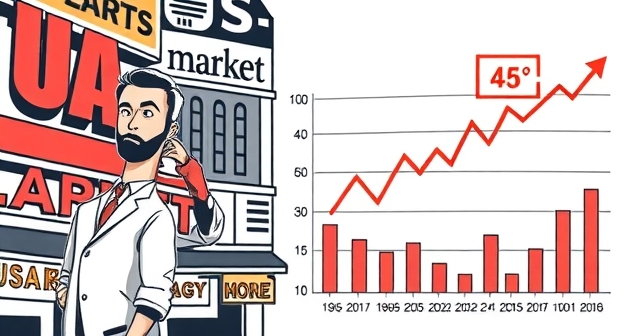 反映股市下跌的圖表