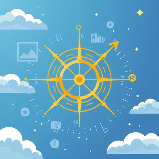 一位女子在辦公室分析投資報告