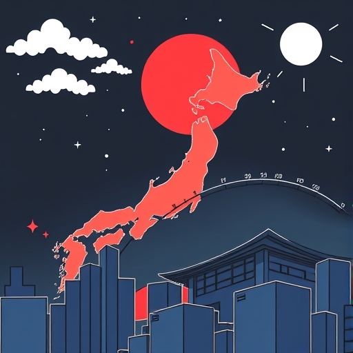 日本經濟轉型圖示