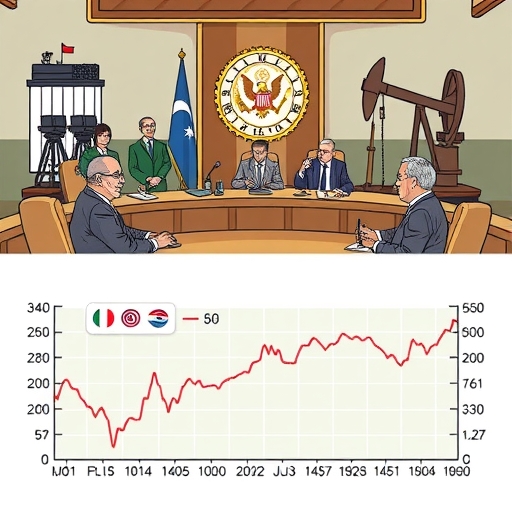 OPEC+會議上代表們討論石油生產策略