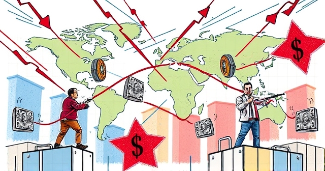 美元在貿易緊張中上漲