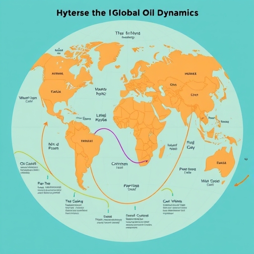 顯示地緣政治對石油供應影響的插圖