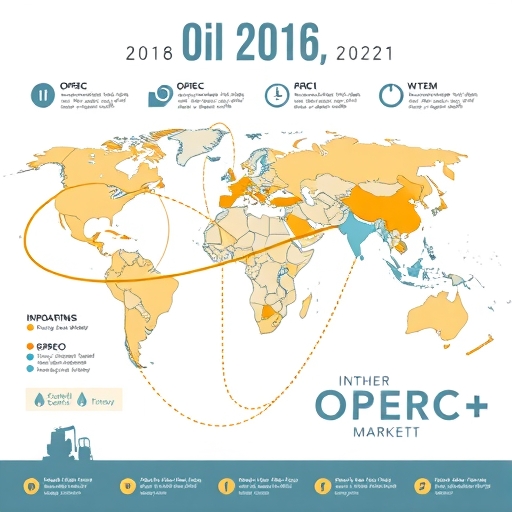 展示OPEC+決策過程的插圖