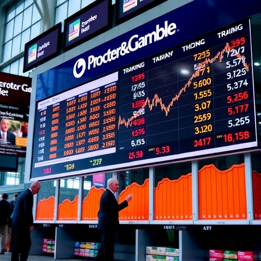 寶僑股價表現圖示