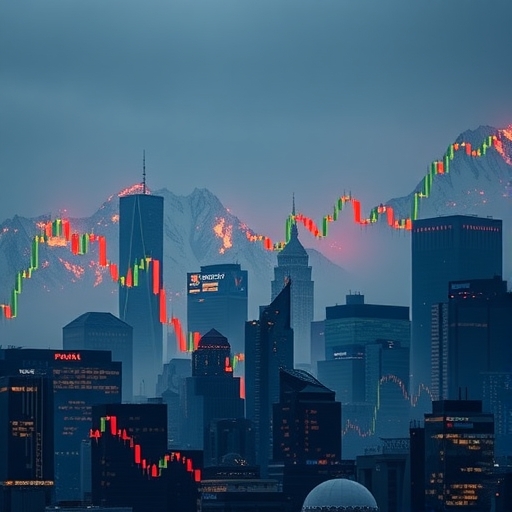 股市波動概念圖