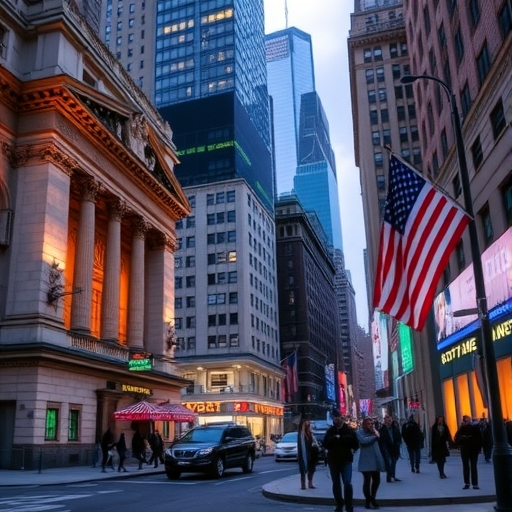 華爾街股票市場分析圖表