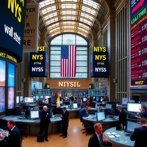 華爾街的交易現場