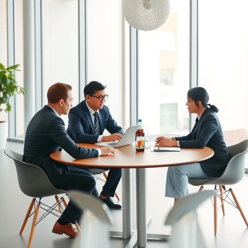 企業領導在會議中討論風險管理策略